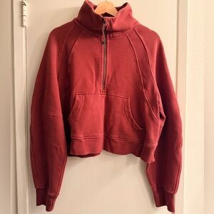 Lululemon Scuba Oversized Funnel Neck, Half-Zip SMRD M/L